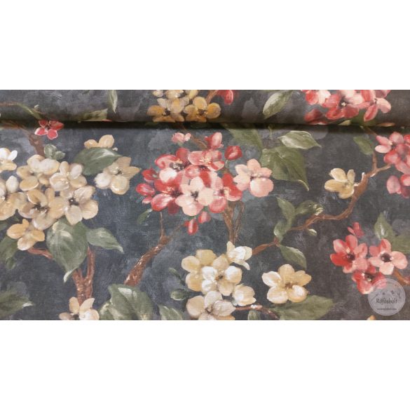 Festett cseresznyevirágok Digitális nyomtatású dekortextil (ME5129)